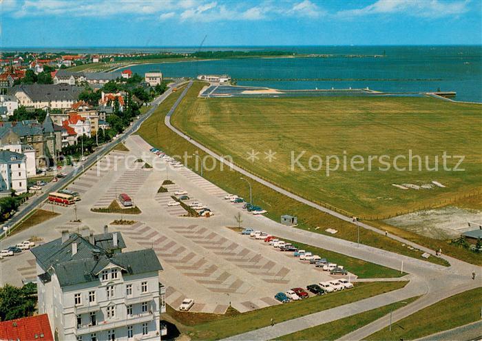 Cuxhaven Nordseebad Am Seedeich Fliegeraufnahme