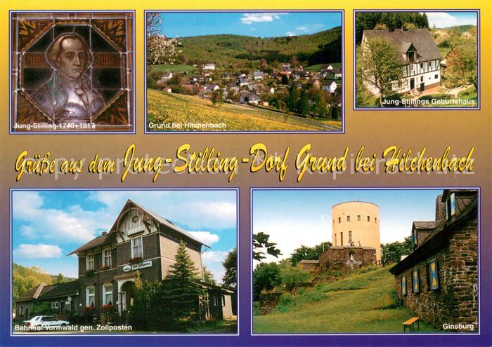 Grund Hilchenbach Jung Stilling Geburtshaus Panorama Bahmel Vormwald gen Zollpos