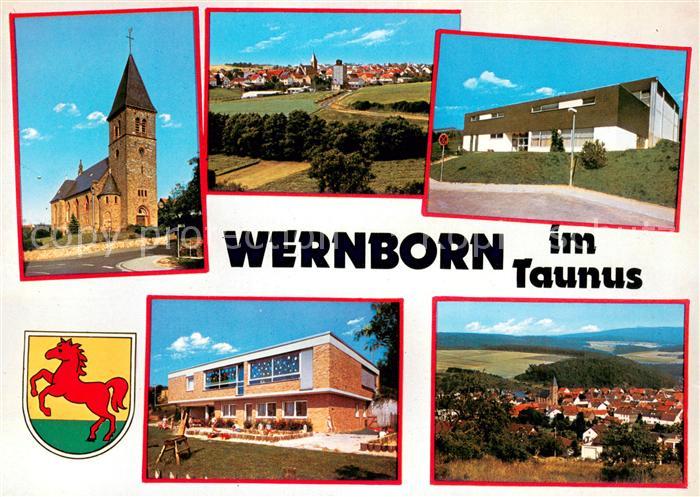 Wernborn Kirche Panorama Teilansichten