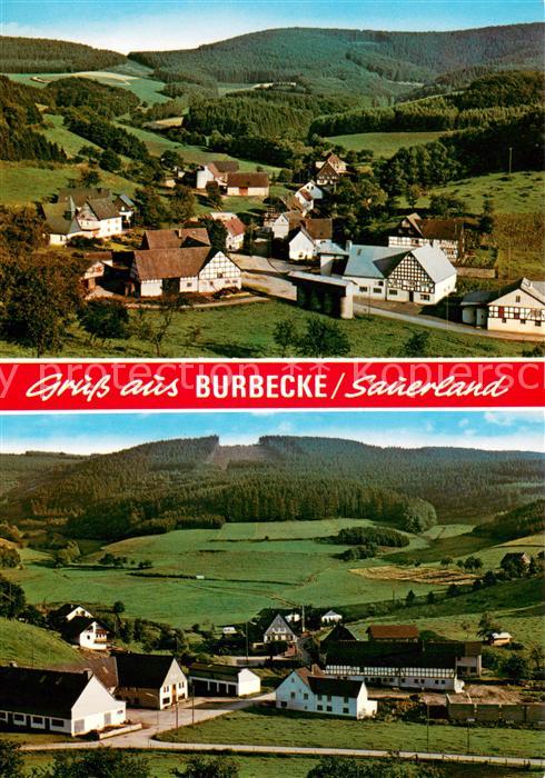Burbecke Sauerland Fliegeraufnahmen Gasthof Goedeke