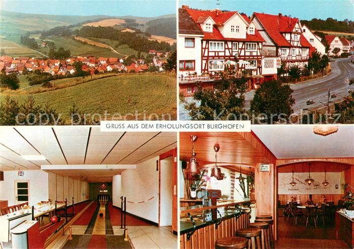 Burghofen Panorama Gasthaus Zum Stern Kegelbahn Bar