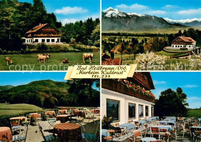 Bad Heilbrunn Kurheim Waldrast Panorama Terrassen