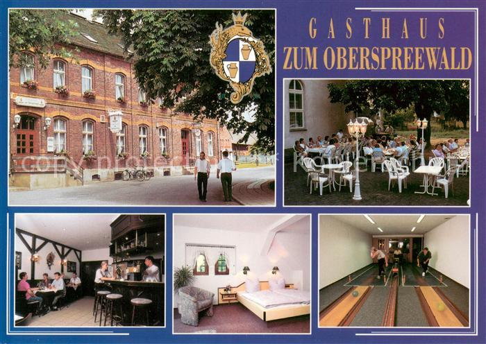 Neu Zauche Gasthaus Zum Oberspreewald Bar Zimmer Kegelbahn Terrasse