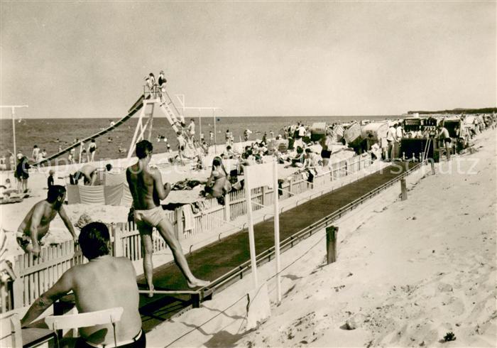 Zinnowitz Ostseebad Kegelbahn am Strand