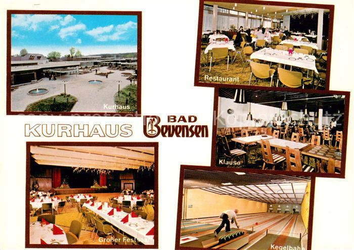 Bad Bevensen Kurhaus Restaurant Festsaal Kegelbahn Klause