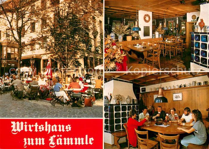 WueRZBURG Bayern Wirtshaus zum Laemmle Terrasse Gastraeume