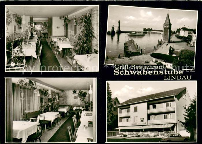 Lindau Bodensee Grill Restaurant Schwabenstube Gastraeume