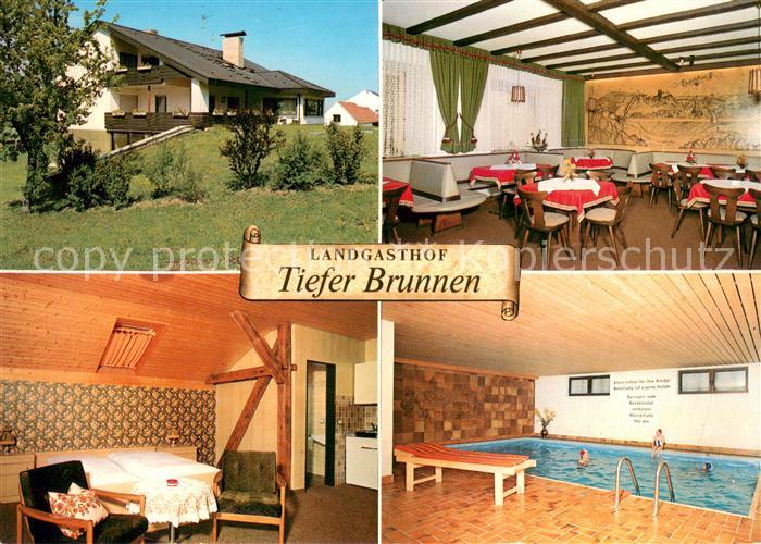 Betzenstein Landgasthof Tiefer Brunnen Gaststube Zimmer Hallenbad