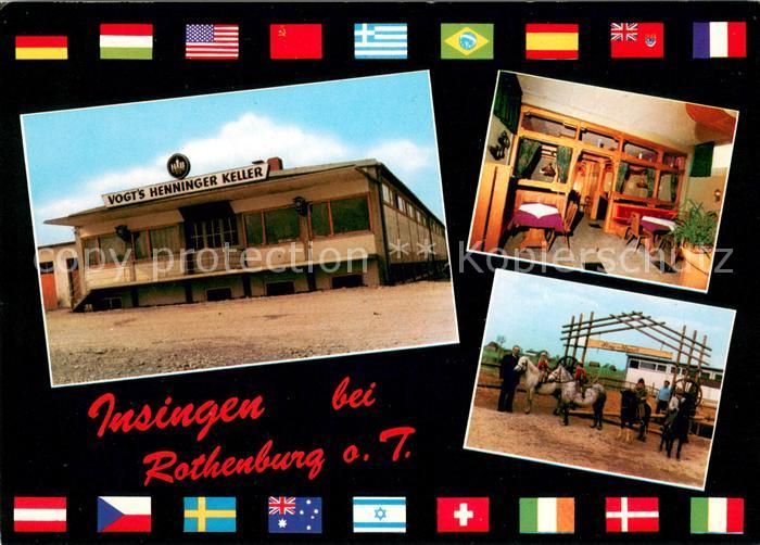 Insingen Vogts Henninger Keller Grossgaststaette Ponyreiten