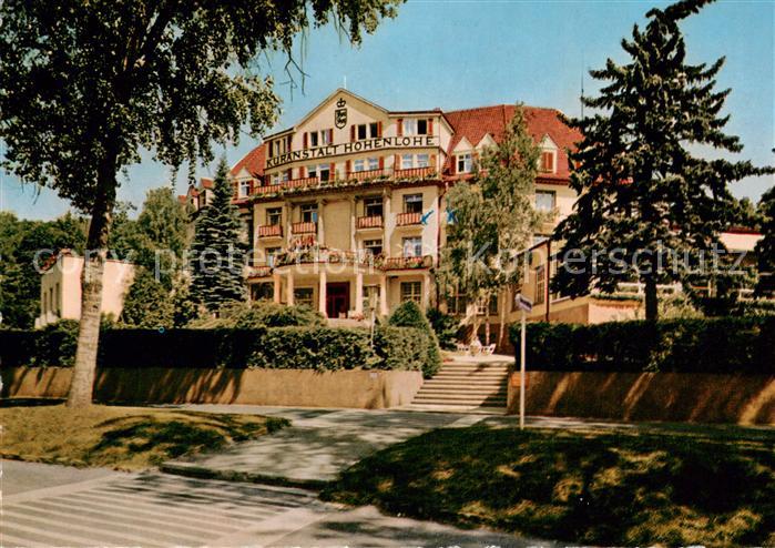 Bad Mergentheim Kuranstalt Hohenlohe