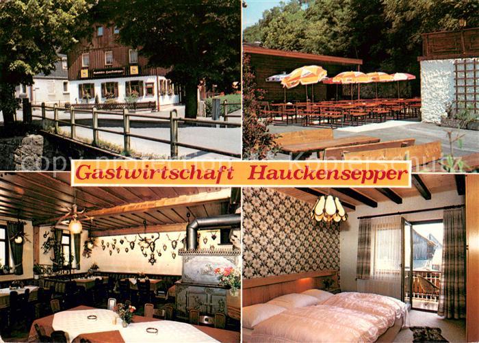 Rothenkirchen Oberfranken Gastwirtschaft Hauckensepper Terrasse Gaststube Zimmer