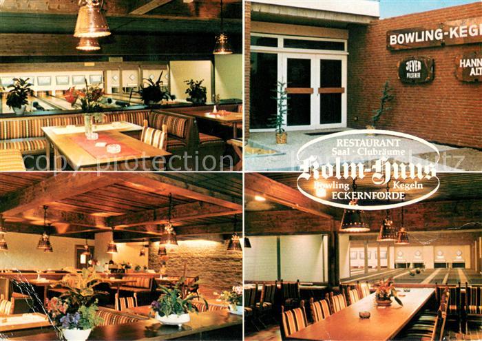 ECKERNFoeRDE Ostseebad Restaurant Kolm Huus Saal Clubraeume Kegelbahn