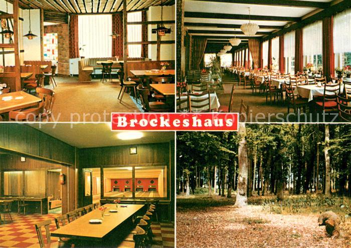 Cuxhaven Nordseebad Brockeshaus Gastraeume Kegelbahnen Waldpartie