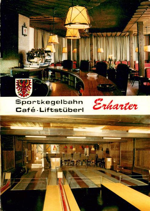 Oberau Wildschoenau Tirol Cafe Liftstueberl Erharter Sportkegelbahn