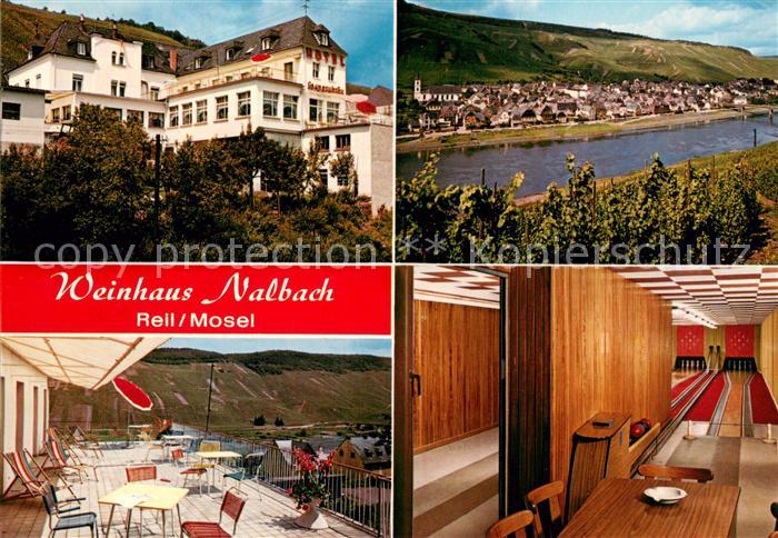 Reil Mosel Weinhaus Nalbach Terrasse Panorama Scherenbahn