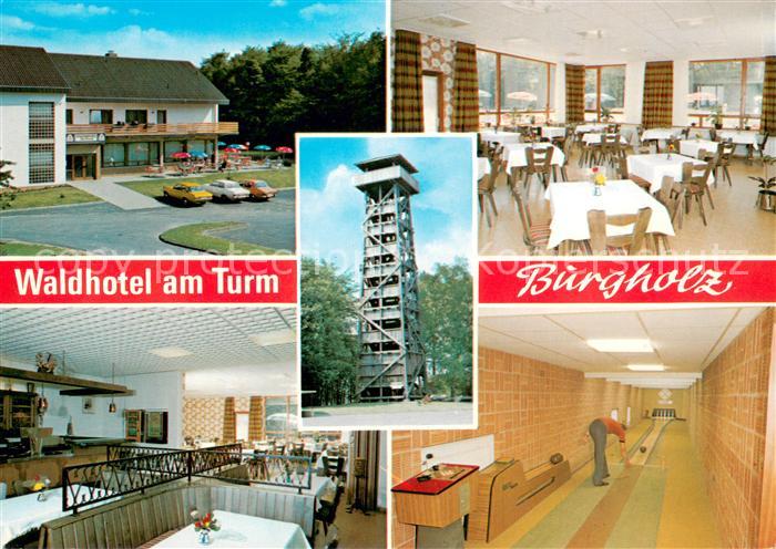 Burgholz Kirchhain Waldhotel am Turm Gastraeume Scherenbahn