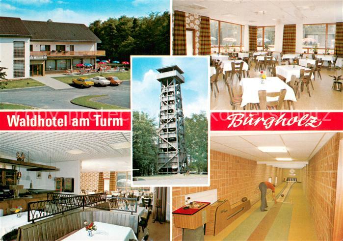 Burgholz Kirchhain Waldhotel am Turm Gastraeume Scherenbahn