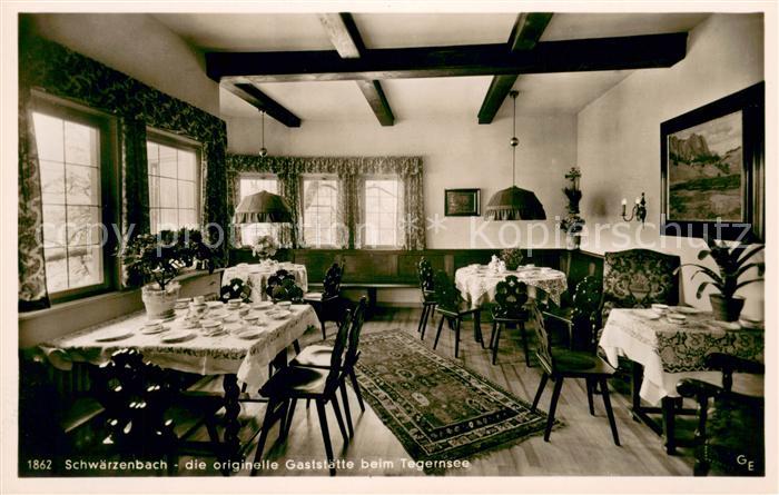 Schwaerzenbach Tegernsee Originelle Gaststaette Gaststube