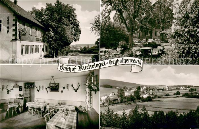Seybothenreuth Gasthof Ruckriegel Gastraum Gartenterrasse Landschaftspanorama