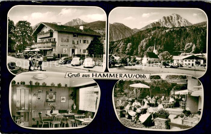 Hammerau Lichteneckersche Baeckerei Konditorei TagesCafe Ortsansicht mit Kirche