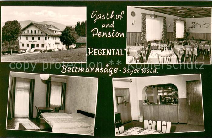 Bettmannsaege Regen Gasthof Pension Cafe Regental im Bayerischen Wald
