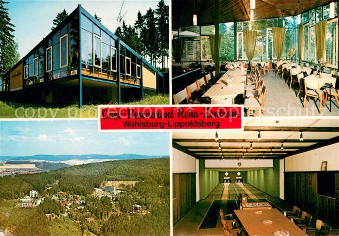 Lippoldsberg Cafe Restaurant Reha-Zentrum Kegelbahnen Fliegeraufnahme