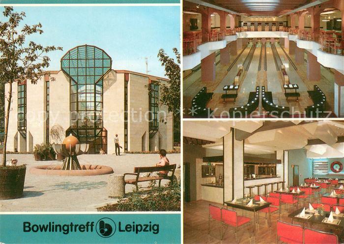 LEIPZIG Sachsen Bowlingtreff Restaurant Bowlingbahn Billardgallerie Messestadt