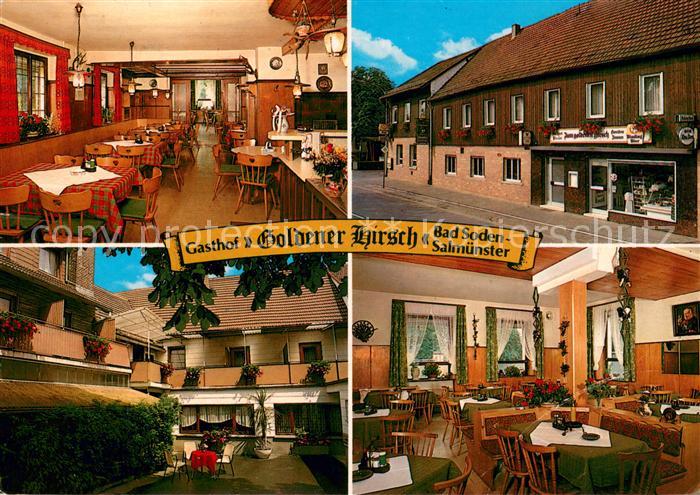 Bad Soden-Salmuenster Gasthof Goldener Hirsch Restaurant