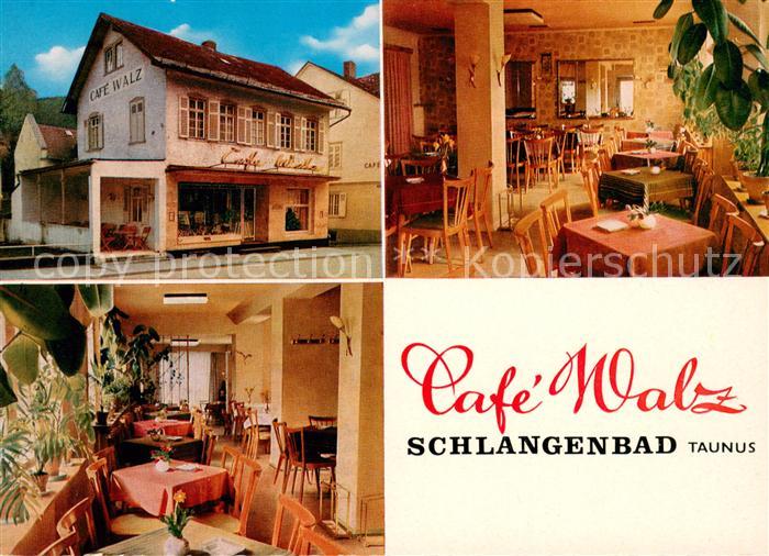 Schlangenbad Taunus Cafe Walz Gastraum