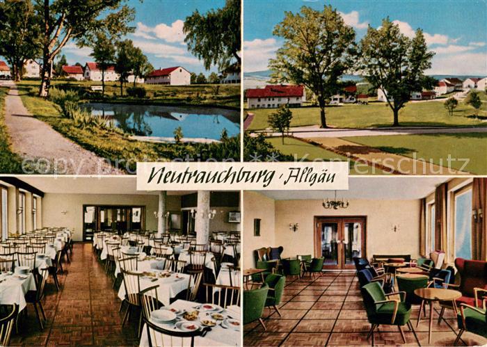 Neutrauchburg Teilansichten Teich Restaurant Ausfuehrungsmuster