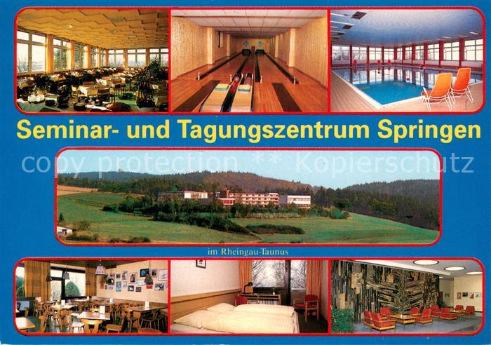 Heidenrod Seminar- und Tagungszentrum Springen Restaurant Kegelbahn Hallenbad