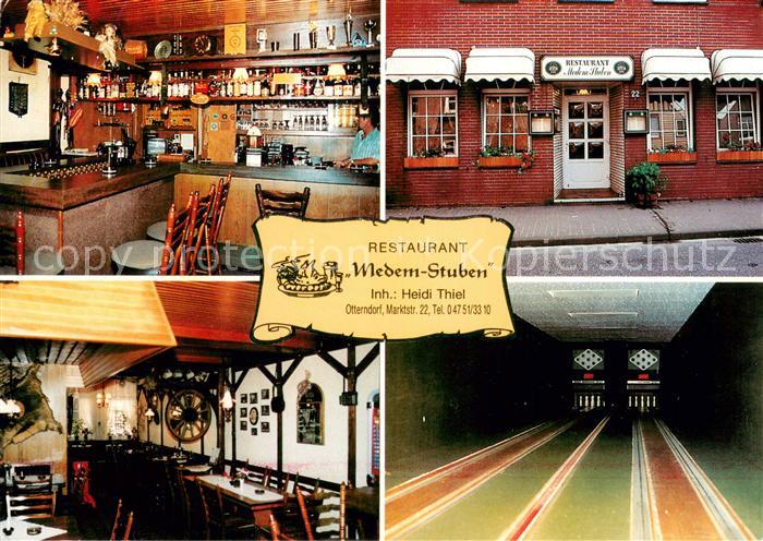 Otterndorf Niederelbe Restaurant Medem-Stuben Kegelbahn