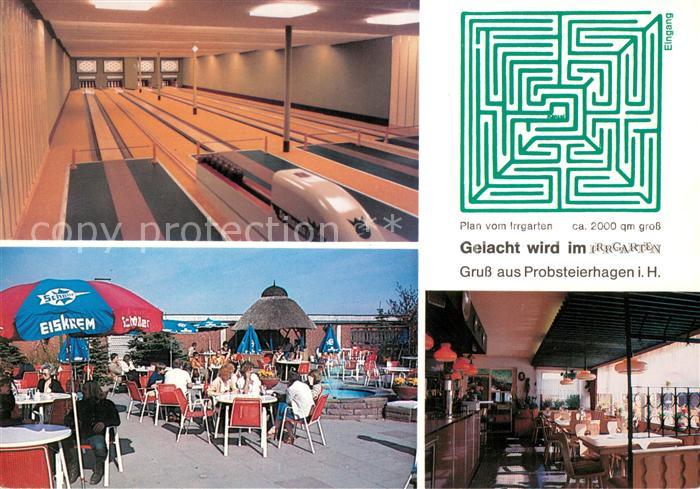 Probsteierhagen Ausflugslokal Irrgarten Restaurant Terrasse Kegelbahnen