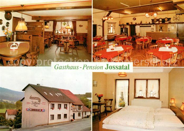 Breitenbach Herzberg Gasthaus Pension Jossatal Gastraum Fremdenzimmer