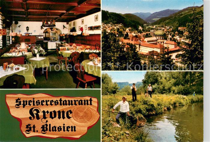 St Blasien Speiserestaurant Krone Jaegerstube Angeln Schwarzwald