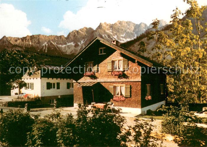 Hinterstein Bad Hindelang Gaestehaus Pension Haus Emil Besler Allgaeuer Alpen