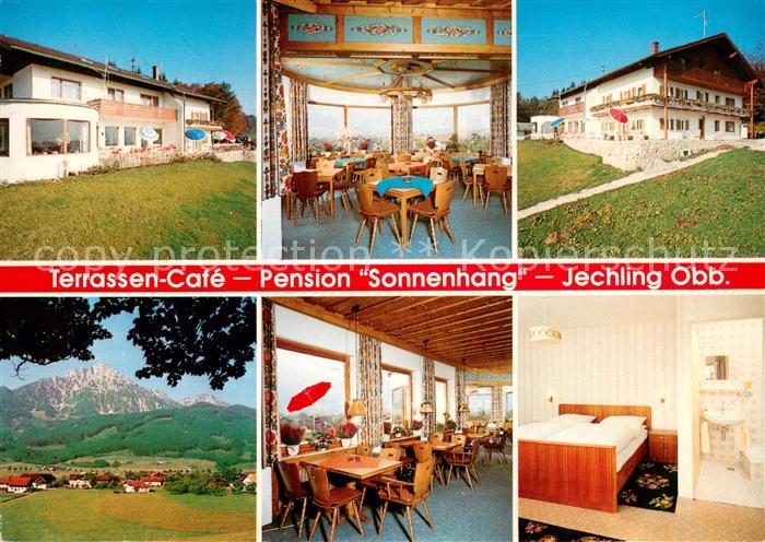 Jechling Terrassen-Cafe Pension Sonnenhang Panorama Alpen