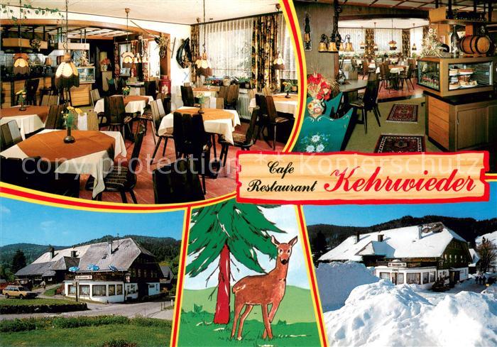 Menzenschwand Cafe Restaurant Kehrwieder im Schwarzwald