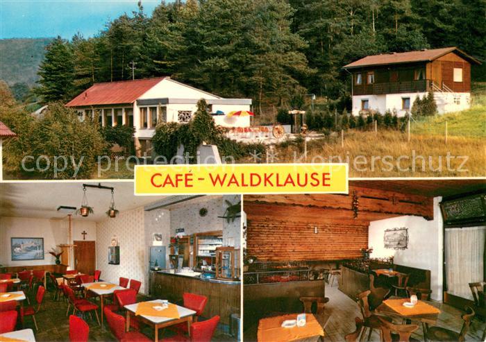 Schwabthal Cafe Waldklause Gastraum Terrasse