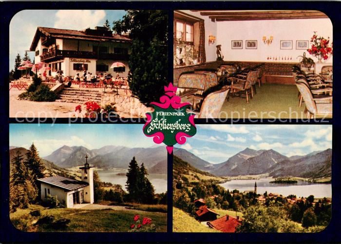 Schliersee Ferienpark Schliersberg mit Hotel Schliersberg-Alm Landschaftspanoram