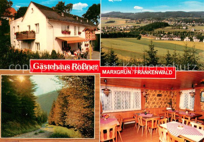 Marxgruen Pension Rossner im Frankenwald Landschaftspanorama
