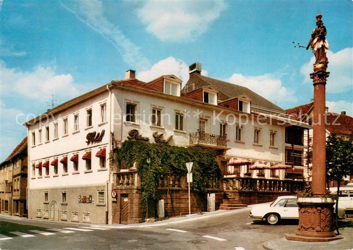 Buchen Odenwald Am Bild Saeule Hotel Prinz Carl
