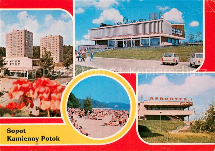 Kamienny Potok Osiedle mieszkaniowe Dom Turysty PTTK Plaza Kawiarnia Afrodyta