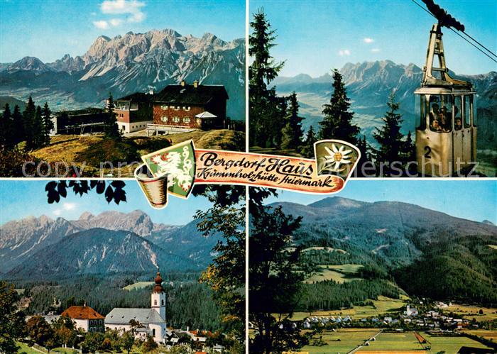 Haus Steiermark Panorama Bergdorf Krummholzhuette Bergbahn Alpenpanorama