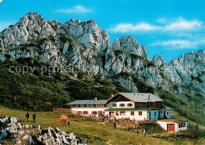 Aschau Chiemgau Steinlingalm mit Kampenwand Chiemgauer Alpen