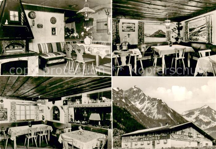 Oberjoch Alpe Gasthof Kematsried Gastraum Alpenblick