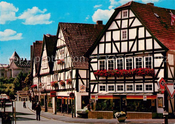 Waldeck Edersee Altstadt Fachwerkhaeuser