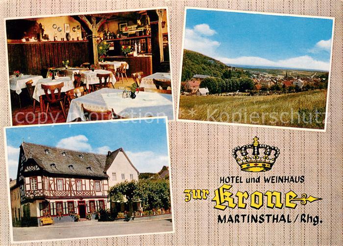 Martinsthal Hotel Weinhaus zur Krone Restaurant Panorama