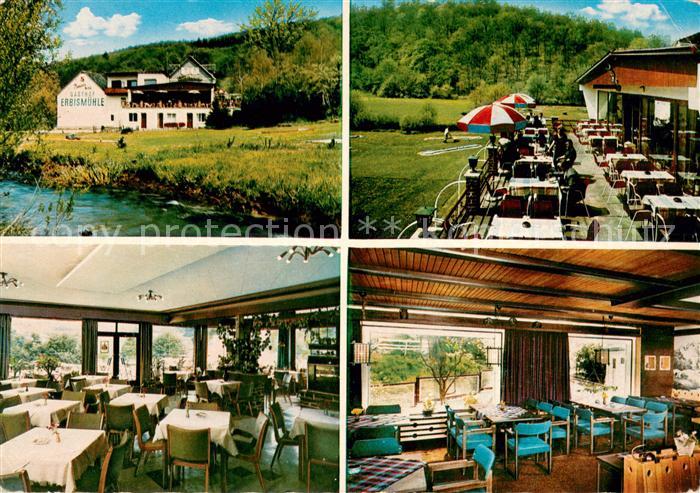 Neuweilnau Gasthof Cafe Pension Erbismuehle Gastraum Terrasse