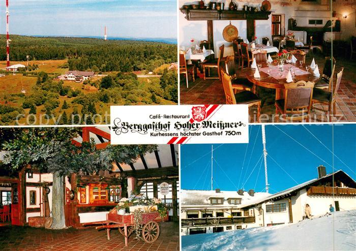 Hessisch Lichtenau Cafe Restaurant Berggasthof Hoher Meissner Landschaftspanoram
